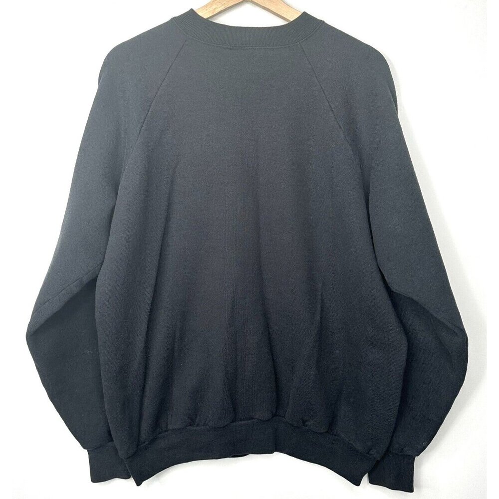 Fruit of the Loom Mens Sweatshirt Vintage Charley Pride Crew Neck Black X-Large - Picture 2 of 10